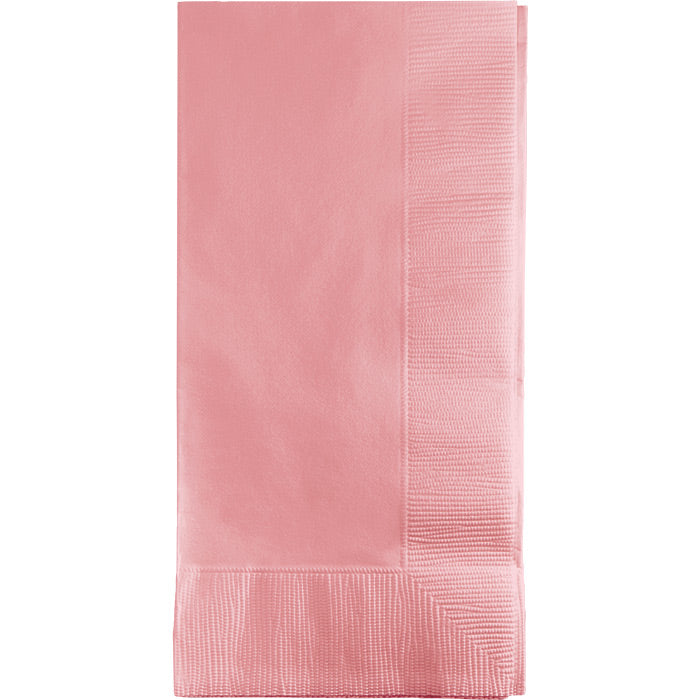 Bulk 600ct Classic Pink 2 Ply Dinner Napkins 