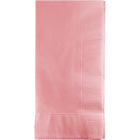 Bulk 600ct Classic Pink 2 Ply Dinner Napkins 