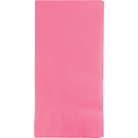 Bulk 600ct Candy Pink 2 Ply Dinner Napkins 