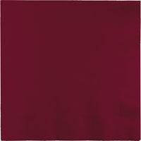 Bulk 250ct Burgundy Dinner Napkins 3 Ply 