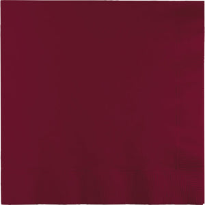 Burgundy Dinner Napkins 3Ply 1/4Fld, 25 ct by Creative Converting
