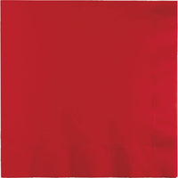 Bulk 250ct Classic Red Dinner Napkins 3 Ply 