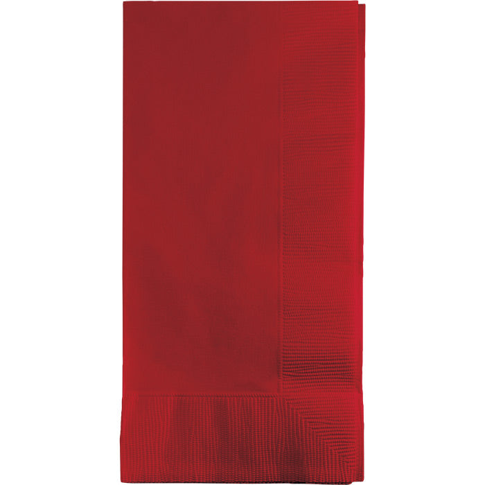 Bulk 600ct Classic Red 2 Ply Dinner Napkins 