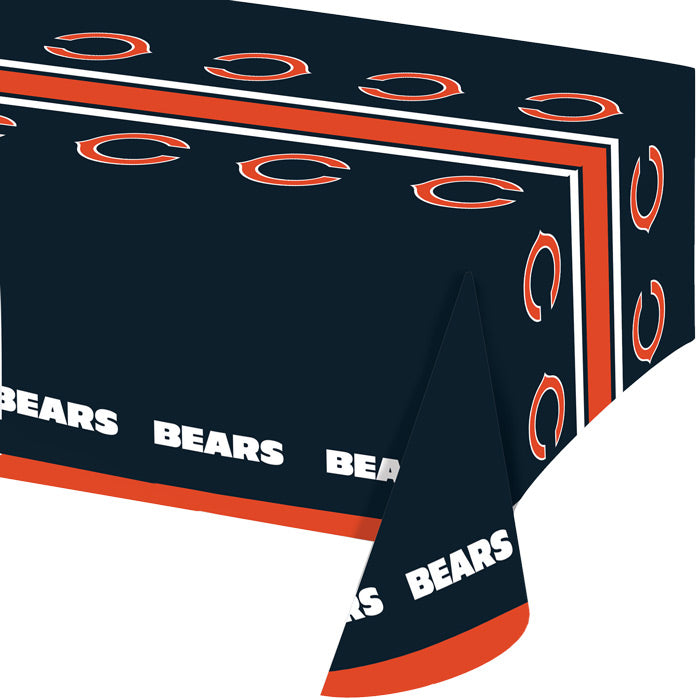 Chicago Bears Plastic Table Cover, 54" x 102" by Creative Converting