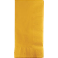 Bulk 600ct School Bus Yellow 2 Ply Dinner Napkins 