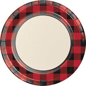 Buffalo Plaid Paper Plates, 8 ct by Creative Converting