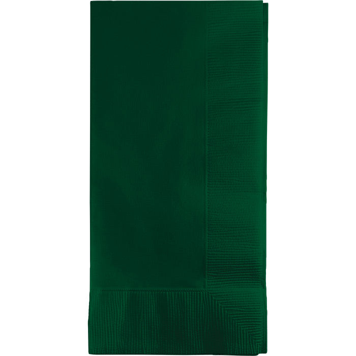 Bulk 600ct Hunter Green 2 Ply Dinner Napkins 