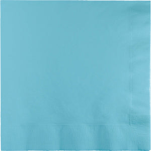 Pastel Blue Dinner Napkins 3Ply 1/4Fld, 25 ct by Creative Converting