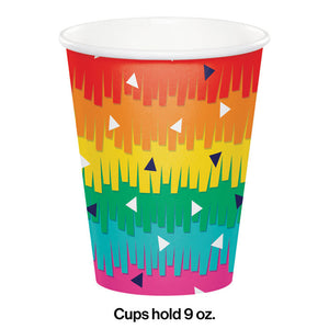 Fiesta Fun Hot/Cold Paper Cups 9 Oz., 8 ct Party Decoration