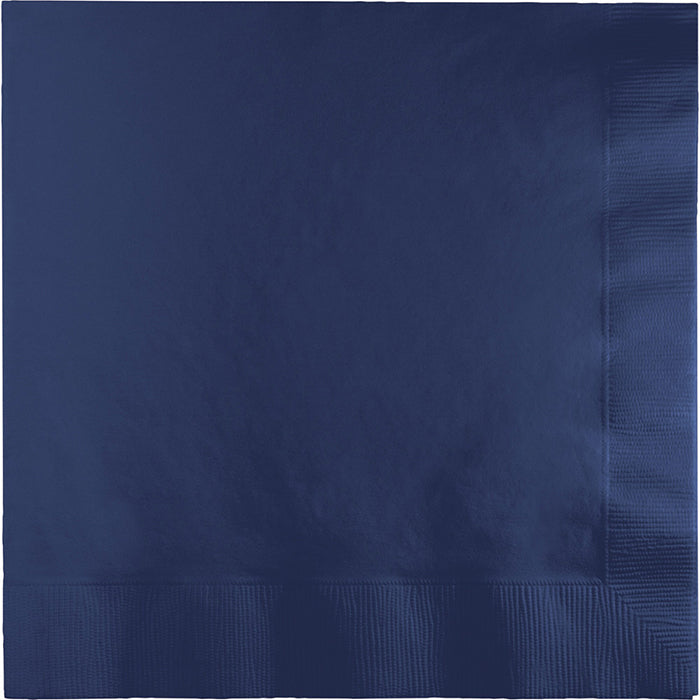 Bulk 250ct Navy Blue Dinner Napkins 3 Ply 