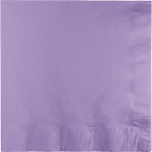 250ct Bulk Luscious Lavender Dinner Napkins 3 Ply by Creative Converting