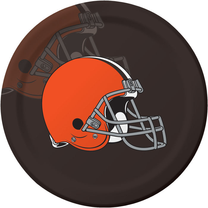 Cleveland Browns Paper Plates, 8 ct by Creative Converting