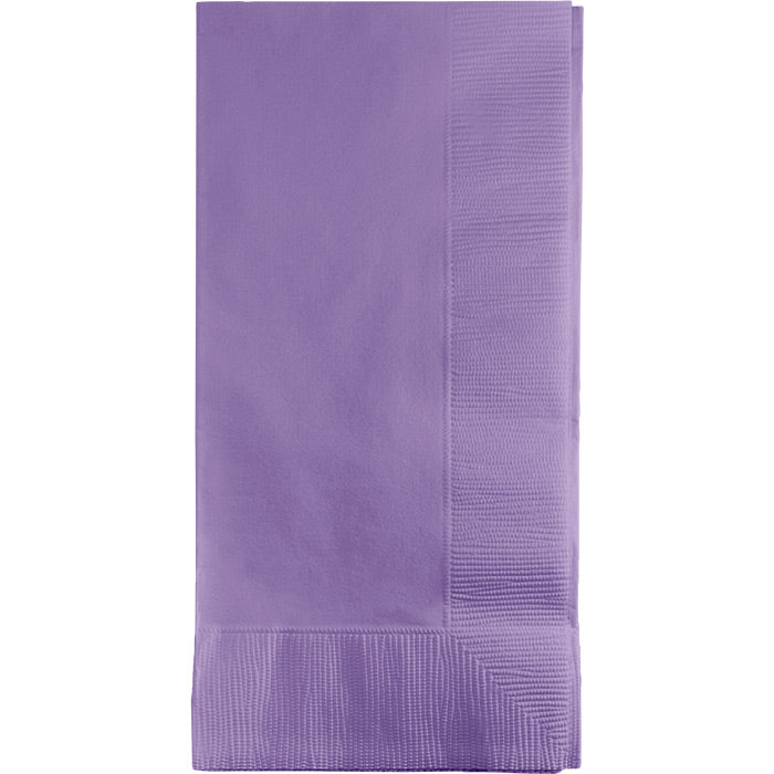 Bulk 600ct Luscious Lavender 2 Ply Dinner Napkins 