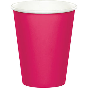 Hot Magenta Hot/Cold Paper Cups 9 Oz., 24 ct by Creative Converting