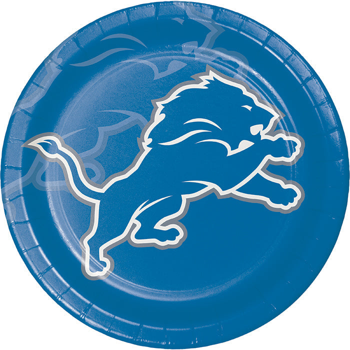 96ct Bulk Detroit Lions Dinner Plates