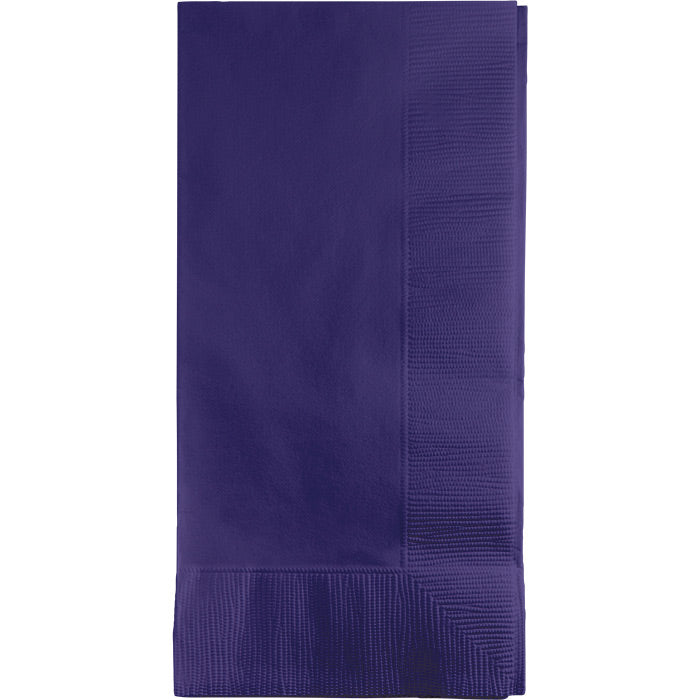 Bulk 600ct Purple 2 Ply Dinner Napkins 