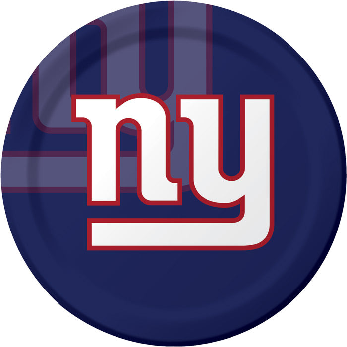 New York Giants Paper Plates, 8 ct by Creative Converting