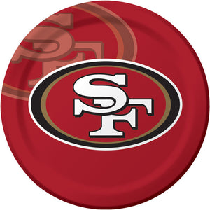 San Francisco 49Ers Paper Plates, 8 ct by Creative Converting