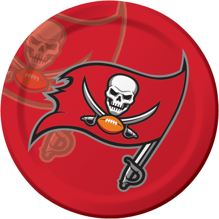 96ct Bulk Tampa Bay Buccaneers Dinner Plates