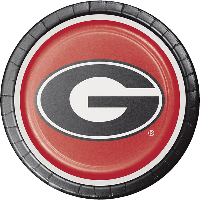 96ct Bulk University of Georgia Dinner Plates