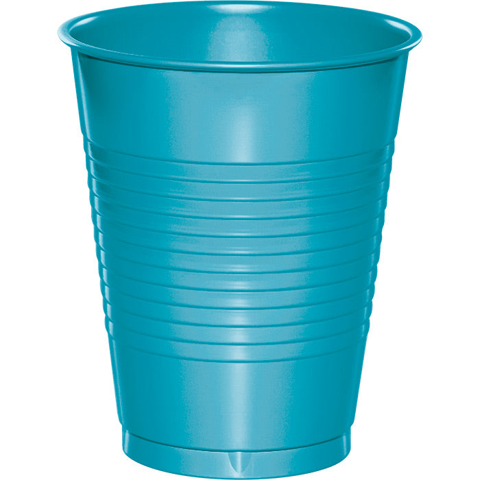 Bulk 240ct Bermuda Blue 16 oz Plastic Cups 