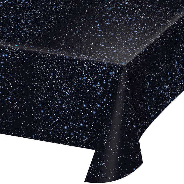 Space Blast Tablecover Plastic 54" X 108" Aop by Creative Converting