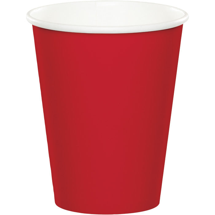 Bulk 240ct Classic Red 9 oz Hot & Cold Cups 