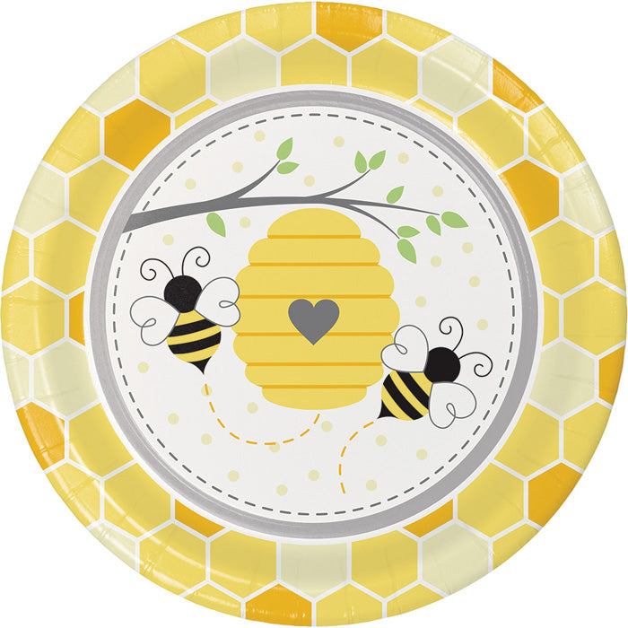 Bumblebee Baby Paper Plates, 8 ct by Creative Converting