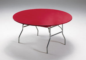 Bulk 12ct Red Stay Put Round Table Covers 