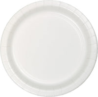 Bulk 240ct White Sturdy Style Paper Banquet Plates 10.25 inch 