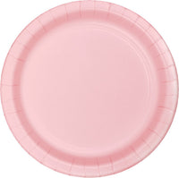 Bulk 240ct Classic Pink Sturdy Style Paper Banquet Plates 10.25 inch 