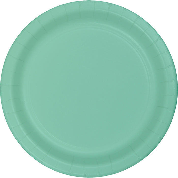 240ct Bulk Fresh Mint Green Sturdy Style Banquet Plates by Creative Converting