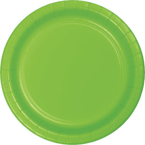 Bulk 240ct Fresh Lime Sturdy Style Paper Banquet Plates 10.25 inch 