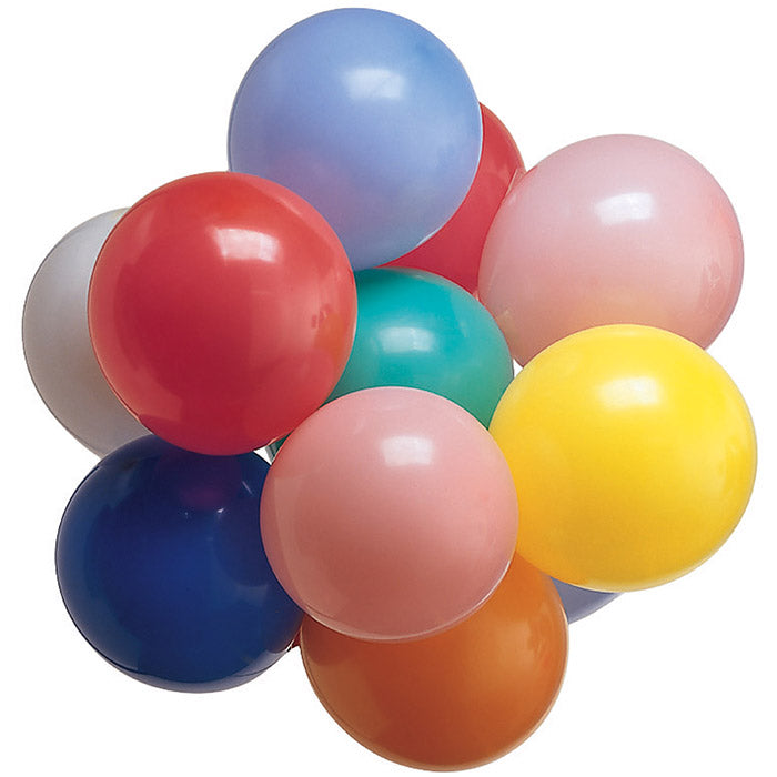 240ct Bulk Assorted 9" Latex Balloons