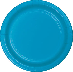 Bulk 240ct Turquoise Sturdy Style Paper Banquet Plates 10.25 inch 