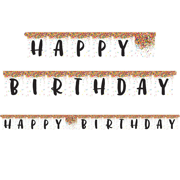 12ct Bulk Confetti Sprinkles Party Banners