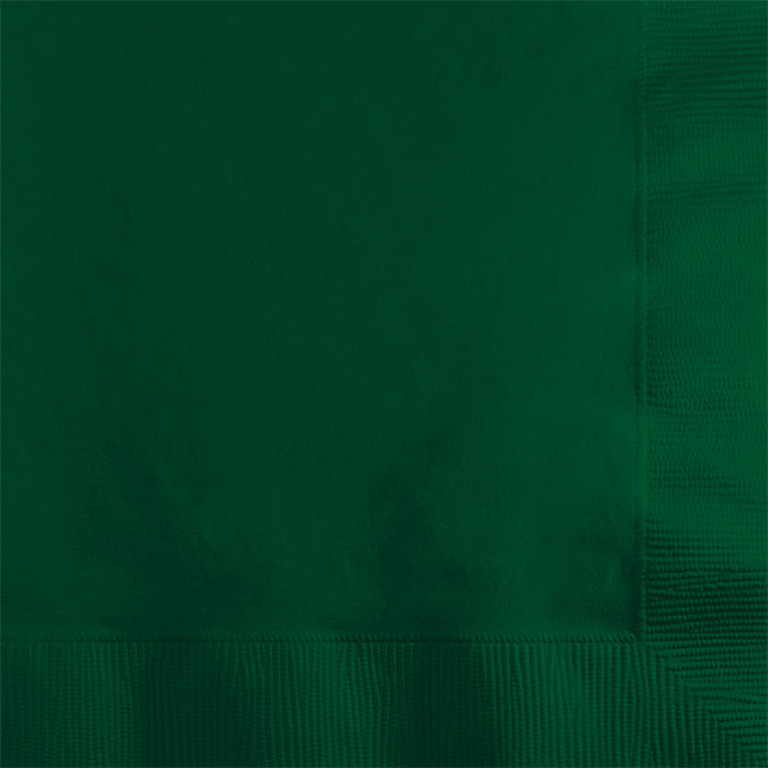 Bulk 600ct Hunter Green 2 Ply Beverage Napkins 