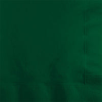 Bulk 600ct Hunter Green 2 Ply Beverage Napkins 