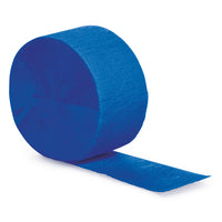 Bulk 12ct Cobalt Blue Crepe Streamer 81 ft 
