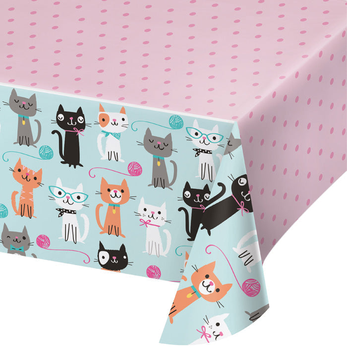 6ct Bulk Cat Party Plastic Table Covers by Creative Converting