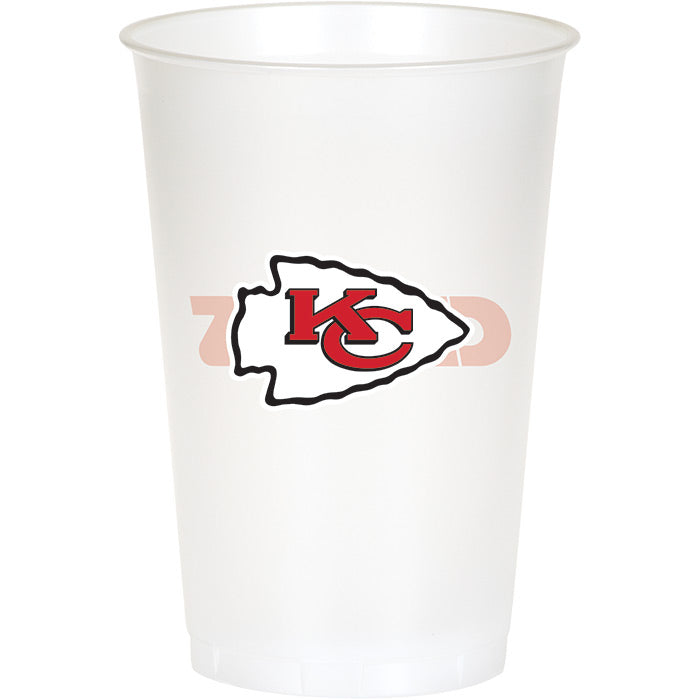 Kansas City Chiefs Plastic Cup, 20Oz, 8 ct by Creative Converting