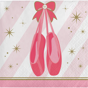 Ballet Beverage Napkins, 16 ct by Creative Converting