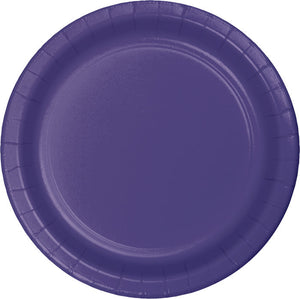 Bulk 240ct Purple Sturdy Style Paper Banquet Plates 10.25 inch 