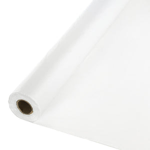 100 ft by 40 inch White Banquet Table Roll