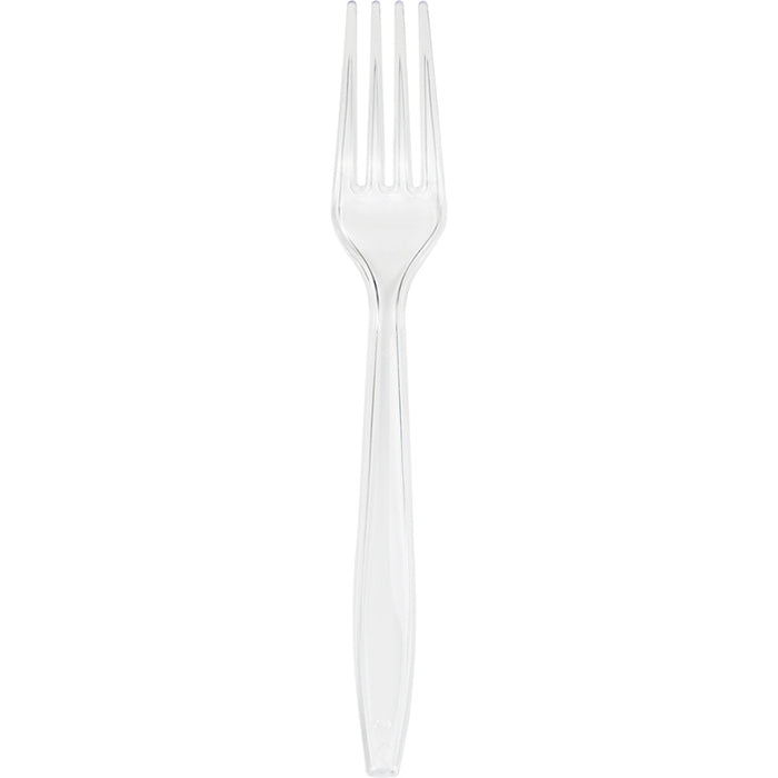 Bulk 288ct Clear Plastic Forks 