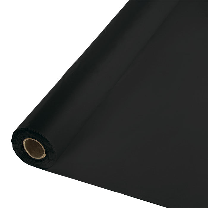 100 ft by 40 inch Black Velvet Banquet Table Roll