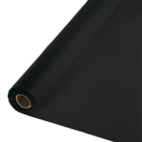 100 ft by 40 inch Black Velvet Banquet Table Roll