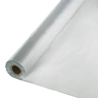 100 ft by 40 inch Shimmering Silver Banquet Table Roll