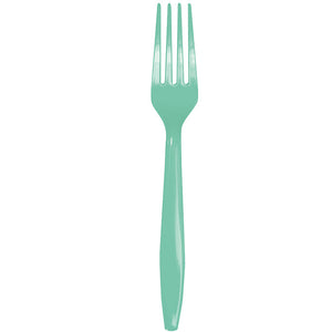 Fresh Mint Green Plastic Forks, 24 ct by Creative Converting