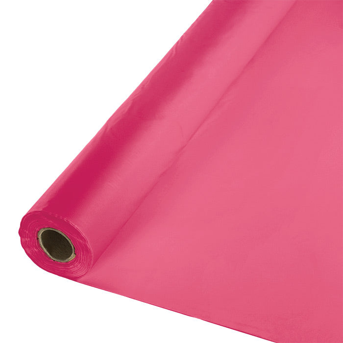 100 ft by 40 inch Hot Magenta Banquet Table Roll